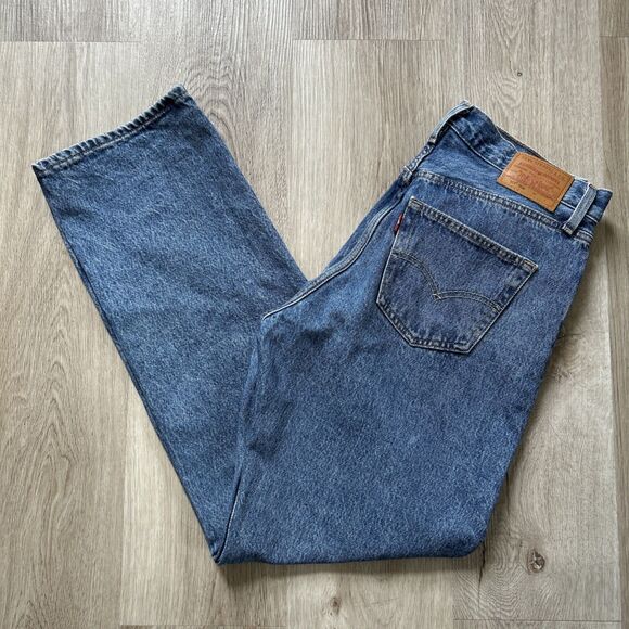 Levi’s 501 XX Premium 90s Mens 29x30 (32x30) Blue Jeans Denim Button Fly Big E - Picture 1 of 13